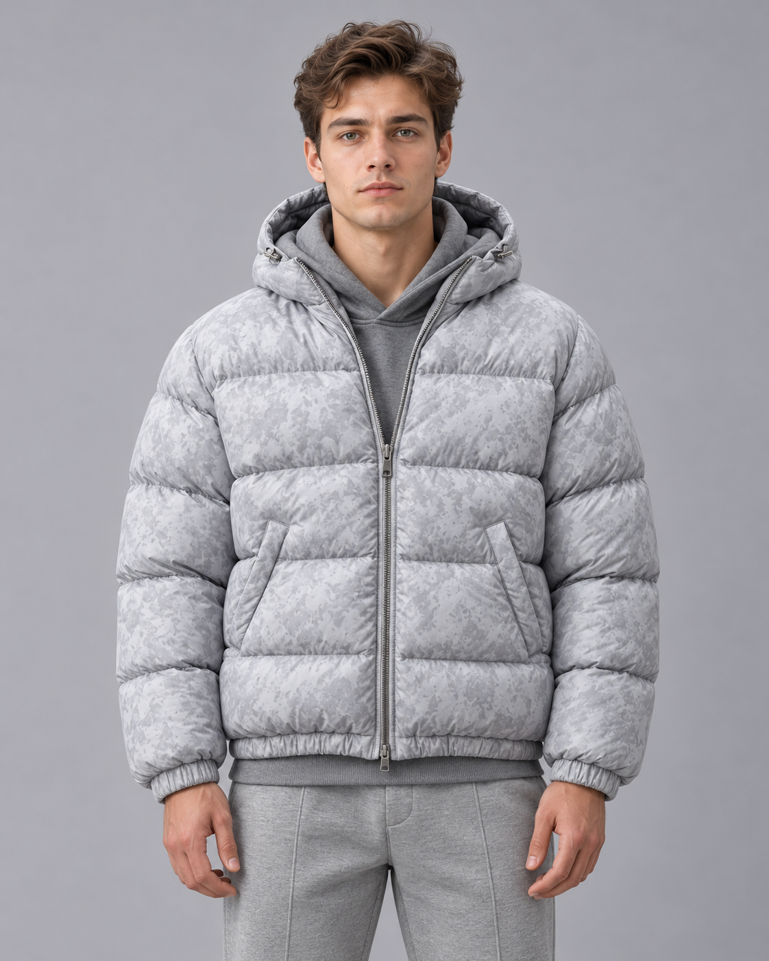 Men's Hooded Puffer Jacket