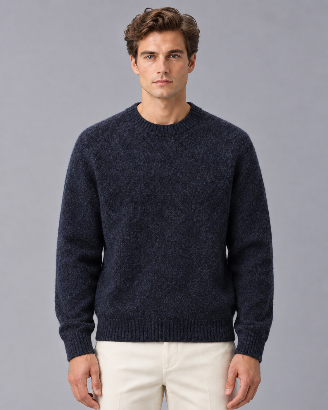 Men's Knit Wool Sweater