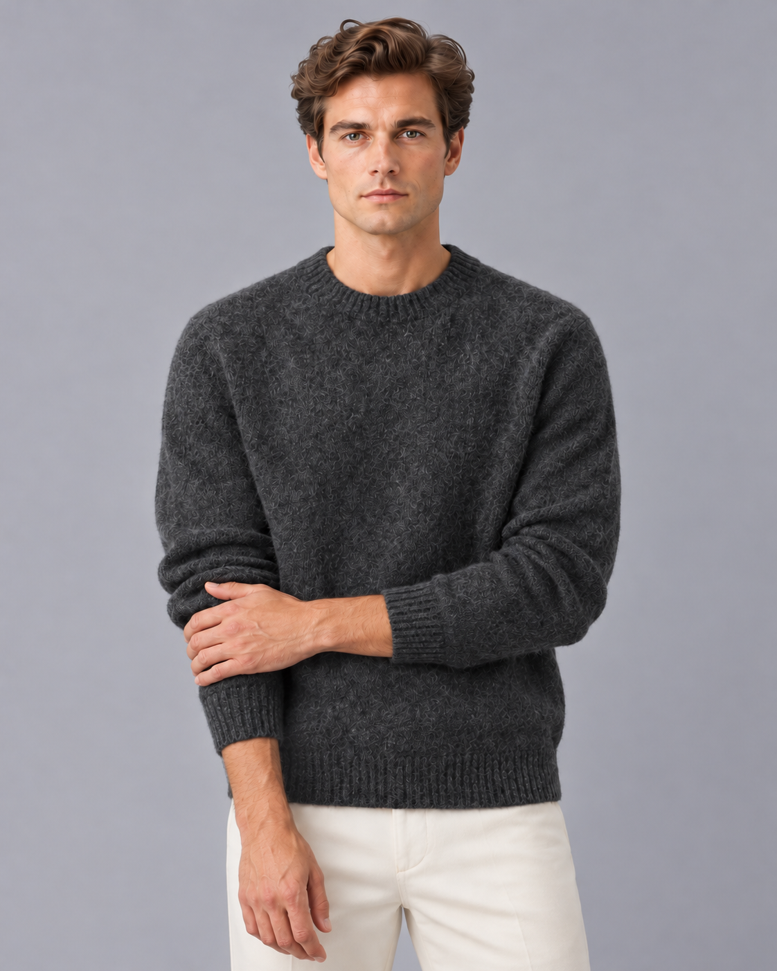 Men's Knit Wool Sweater