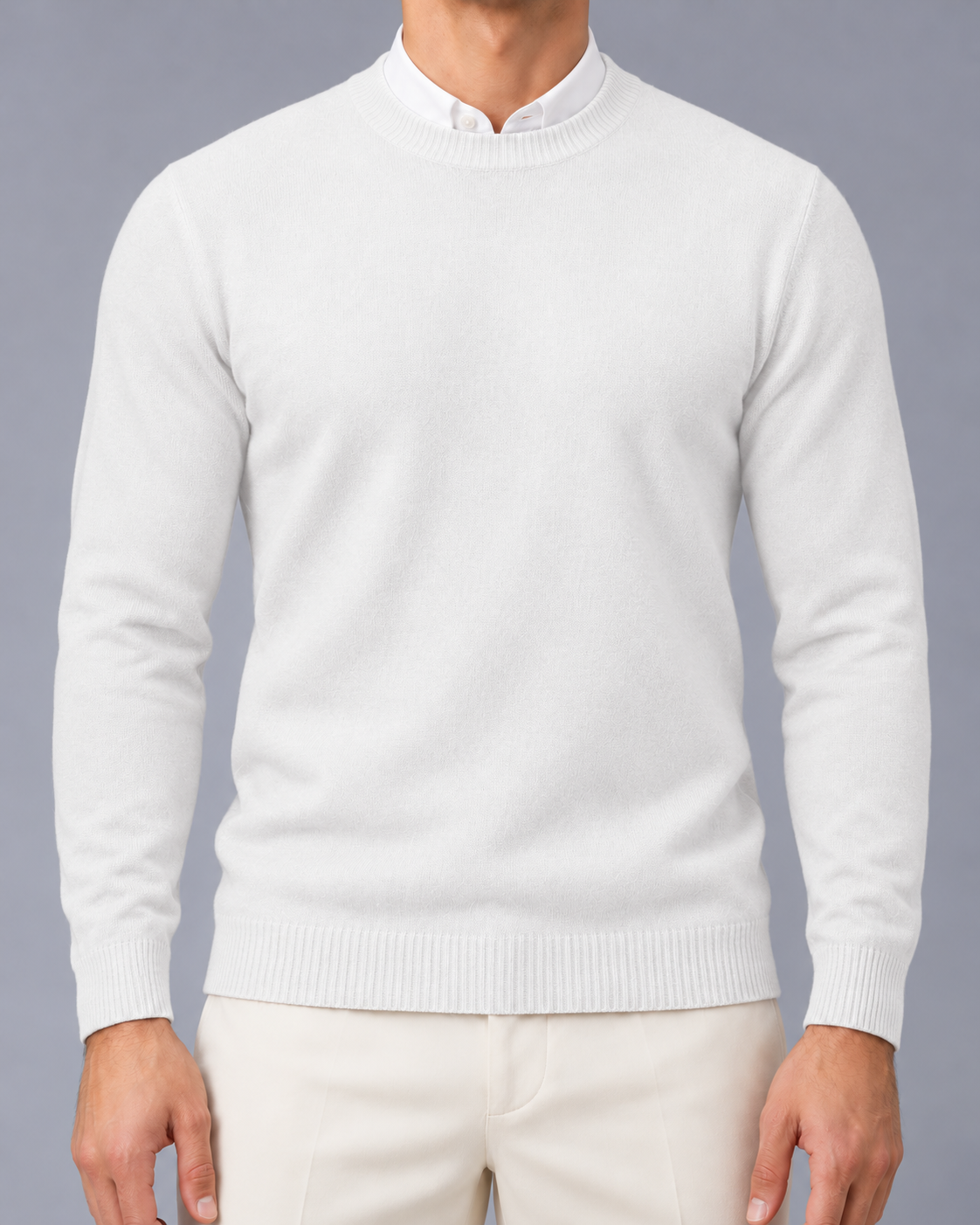 Men's Crew Neck Knitted Jumper