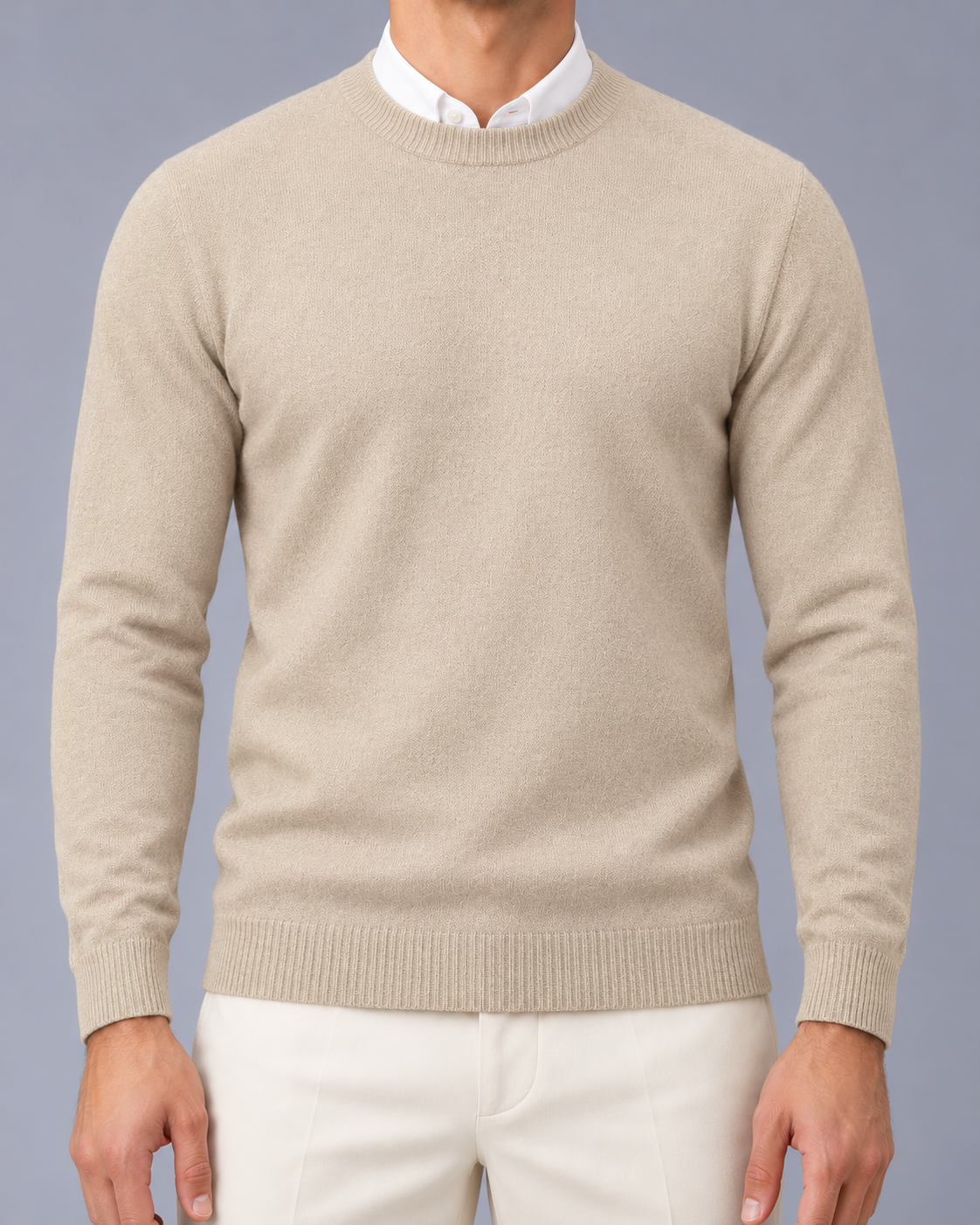 Men's Crew Neck Knitted Jumper