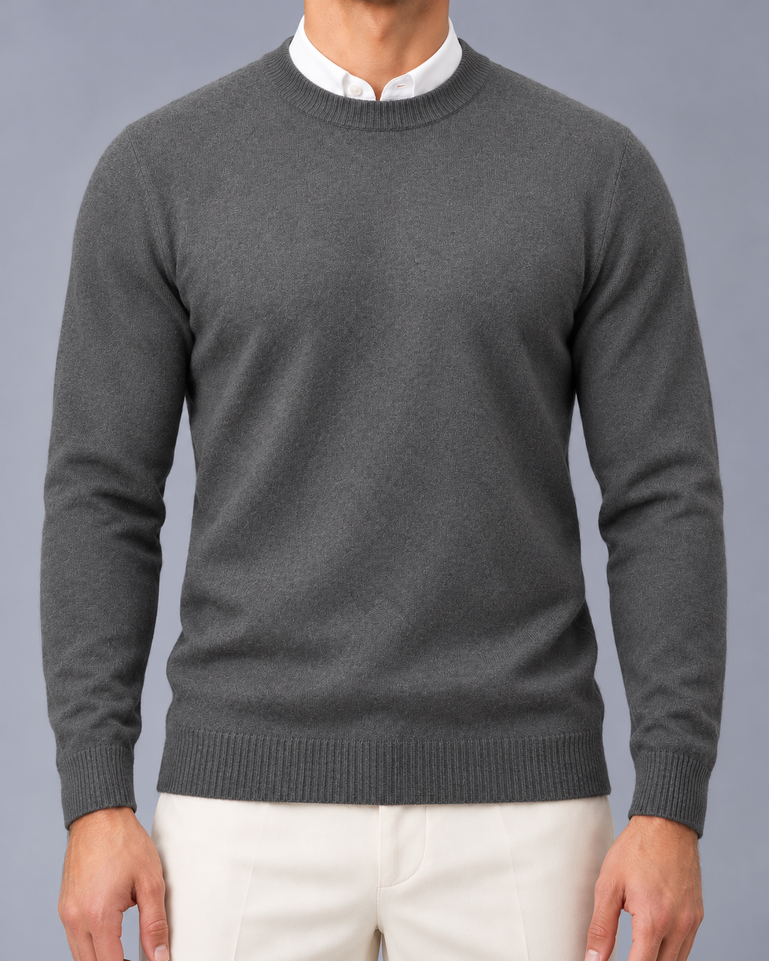 Men's Crew Neck Knitted Jumper