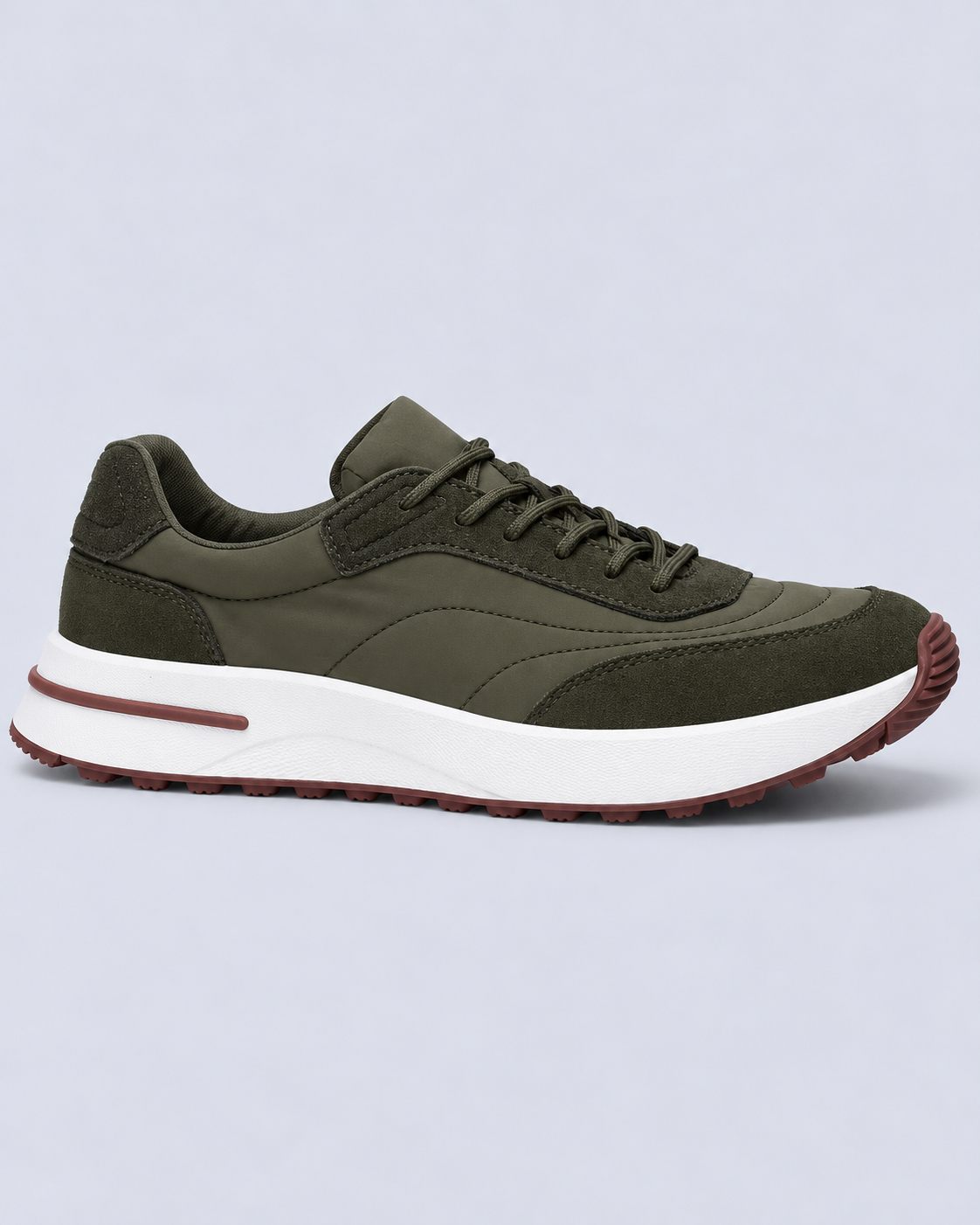 Men's Chunky Sole Lace-Up Trainers