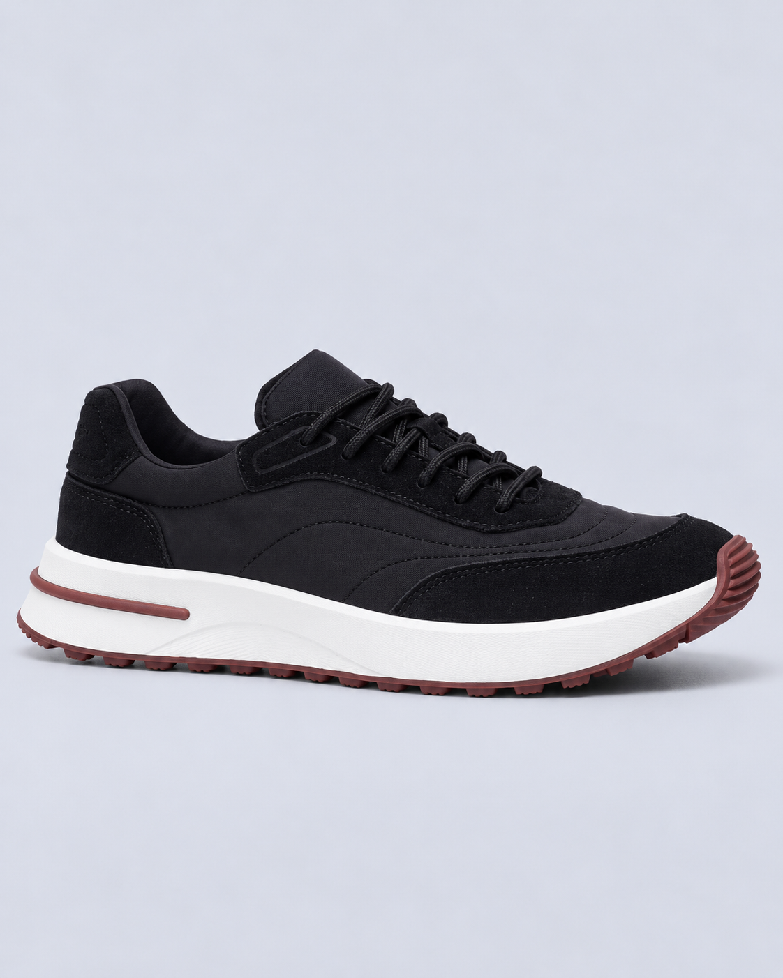 Men's Chunky Sole Lace-Up Trainers