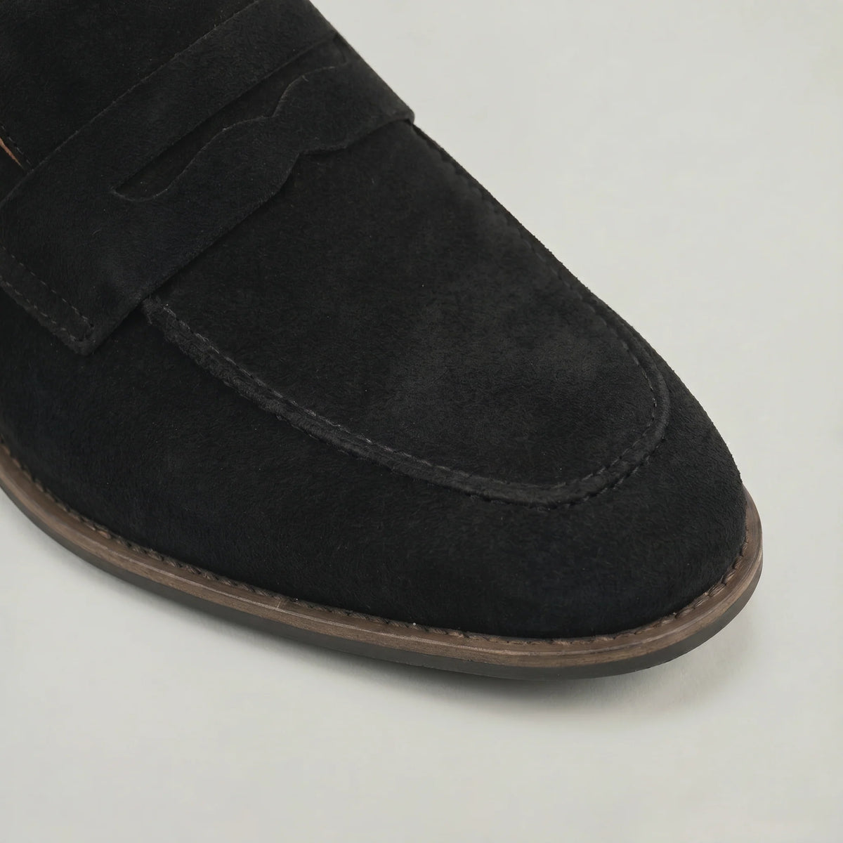 Men's Brown Suede Loafers | Elegant Slip-On Summer Shoes 4
