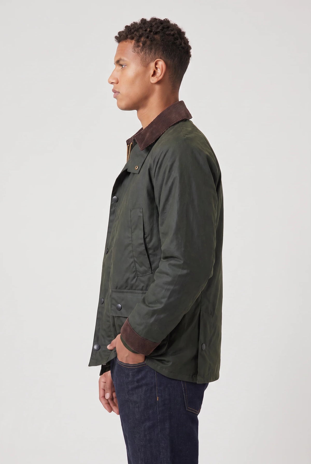 Men's Oil-Waxed Corduroy Jacket | Casual Loose Fit Winter Outerwear 2