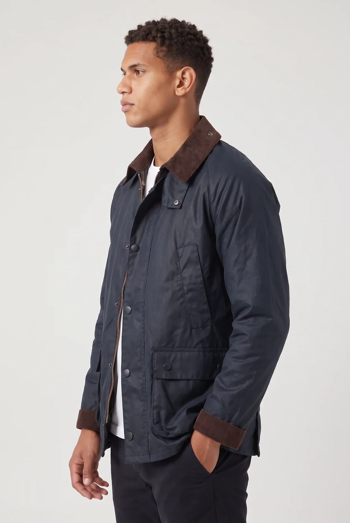 Men's Oil-Waxed Corduroy Jacket | Casual Loose Fit Winter Outerwear 6