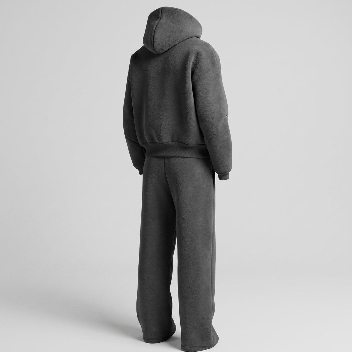 Jack - Men's Oversized Hooded Tracksuit Set with Drawstring Waist