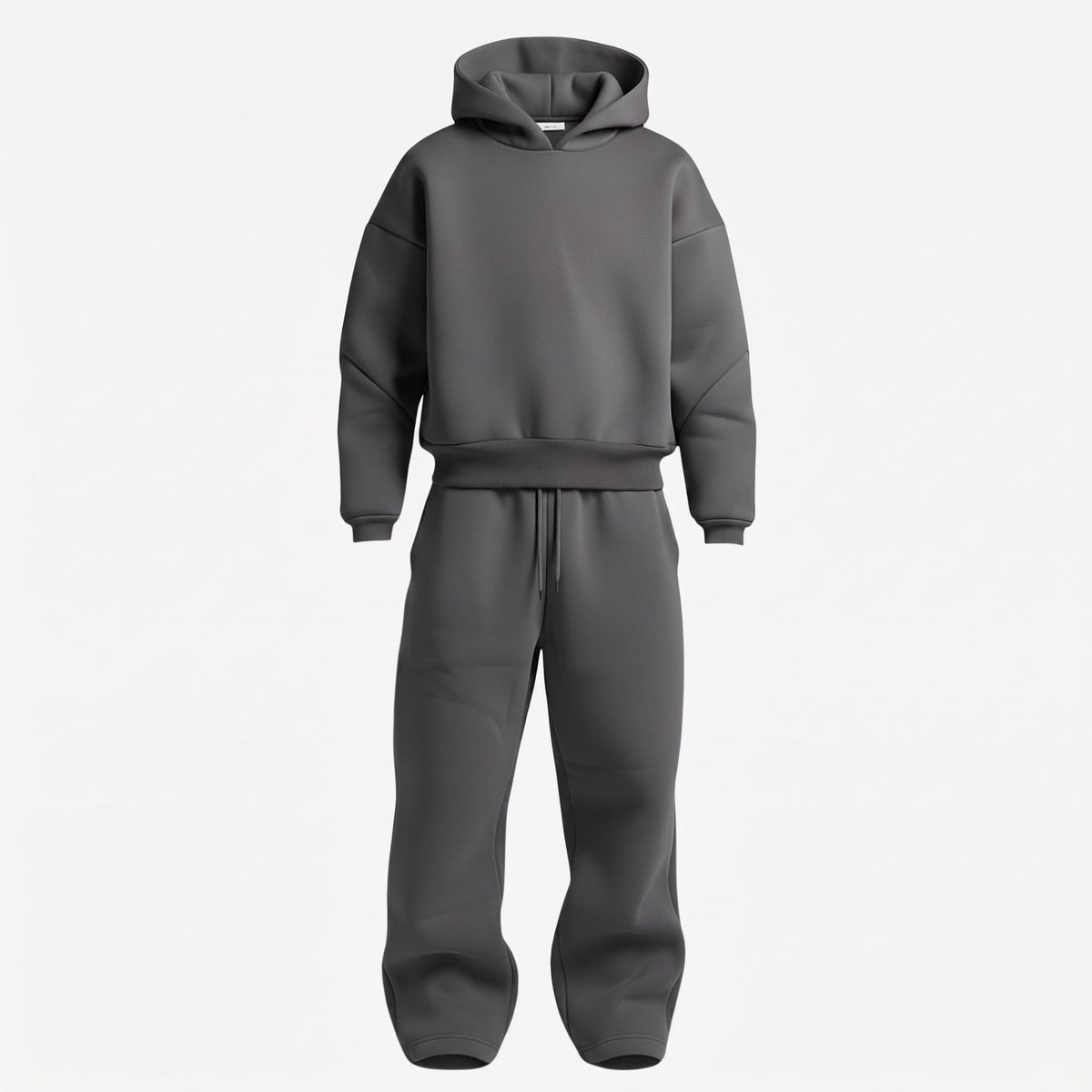 Jack - Men's Oversized Hooded Tracksuit Set with Drawstring Waist