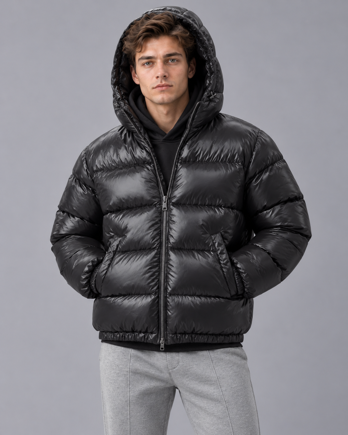 Men's Hooded Puffer Jacket