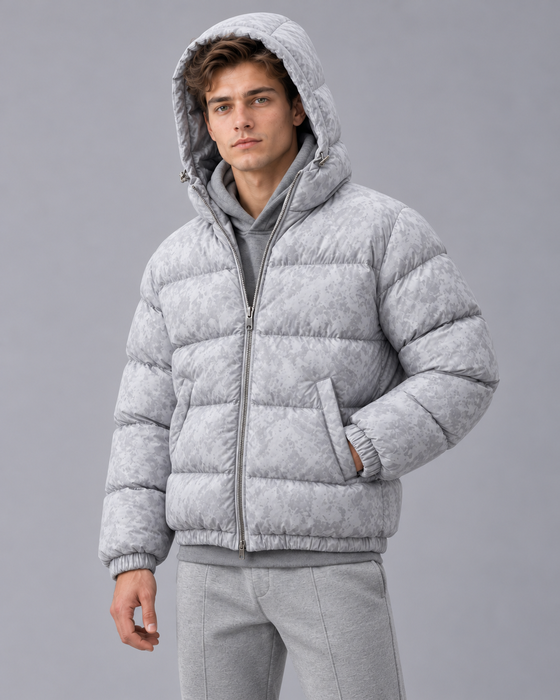 Men's Hooded Puffer Jacket