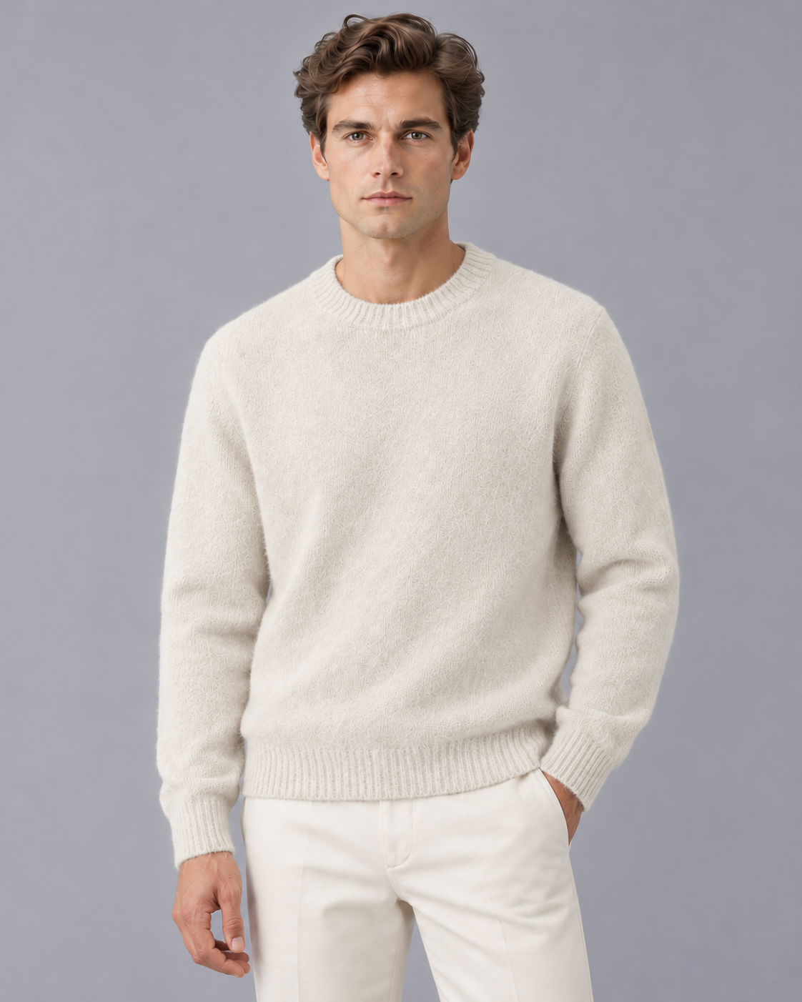 Men's Knit Wool Sweater