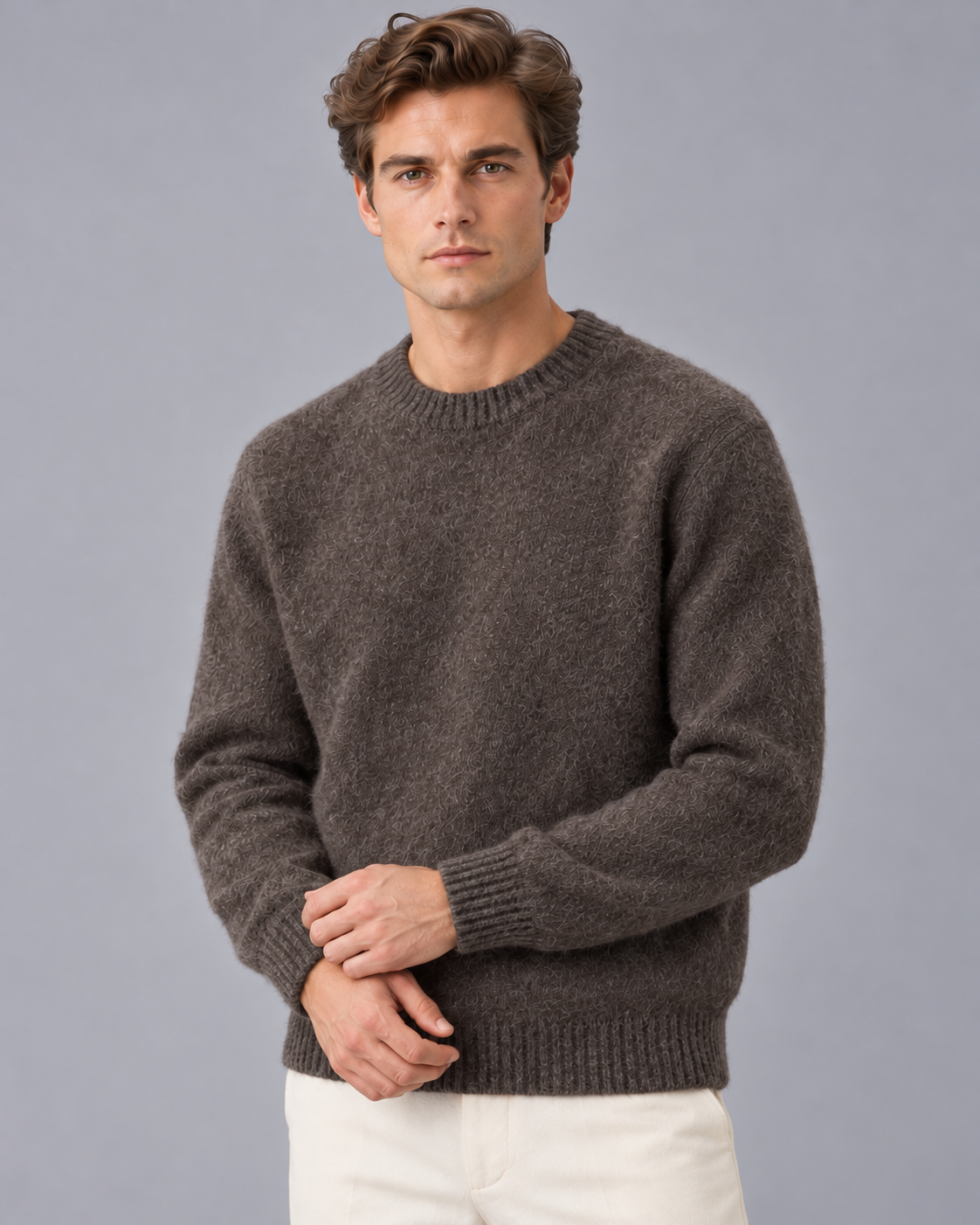 Men's Knit Wool Sweater