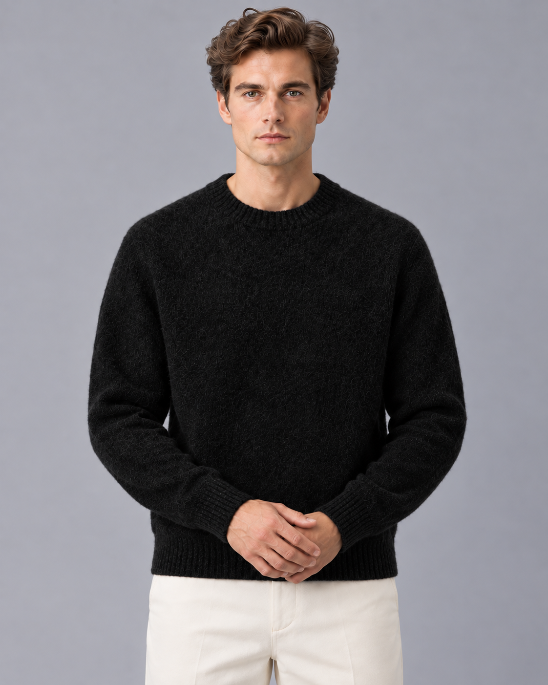 Men's Knit Wool Sweater