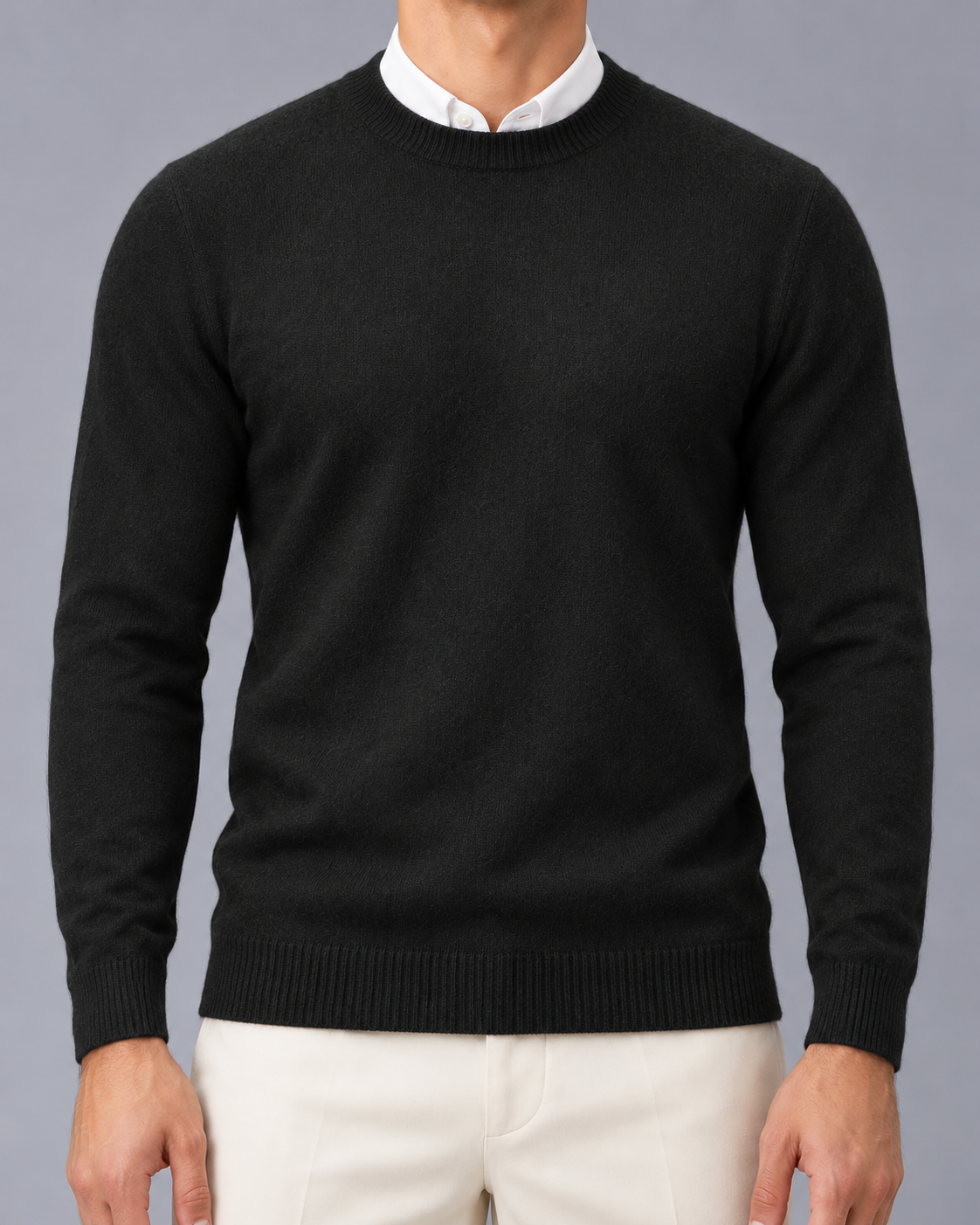 Men's Crew Neck Knitted Jumper