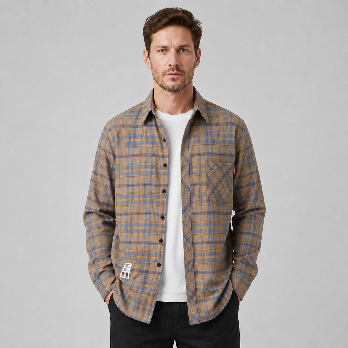 Men's Check Flannel Overshirt