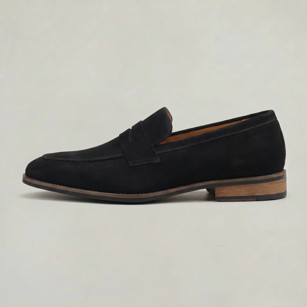 Men's Brown Suede Loafers | Elegant Slip-On Summer Shoes 0