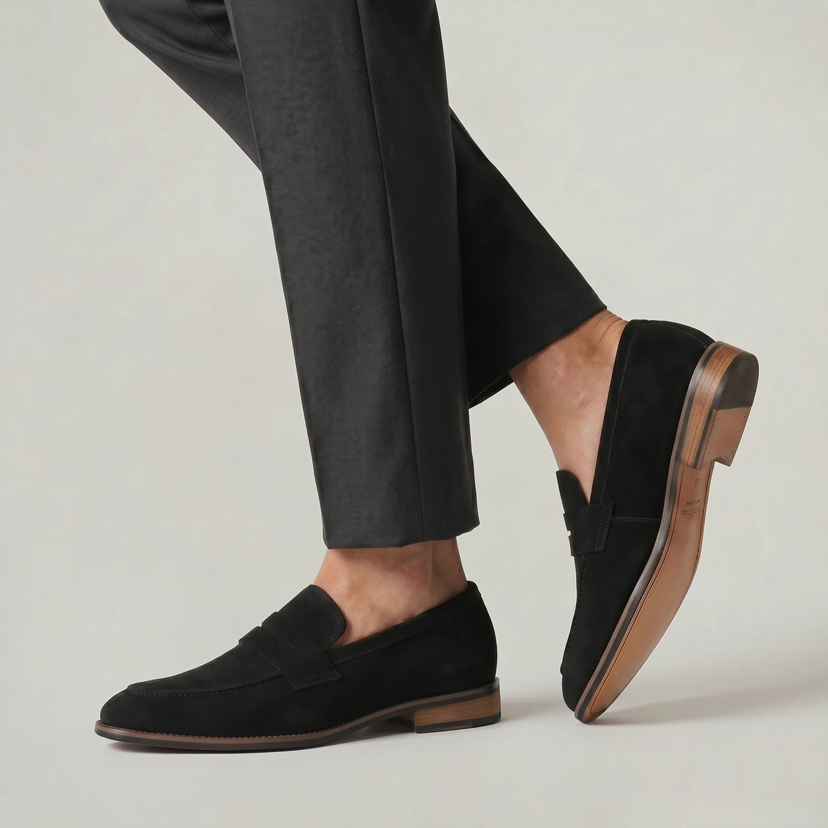 Men's Brown Suede Loafers | Elegant Slip-On Summer Shoes 5