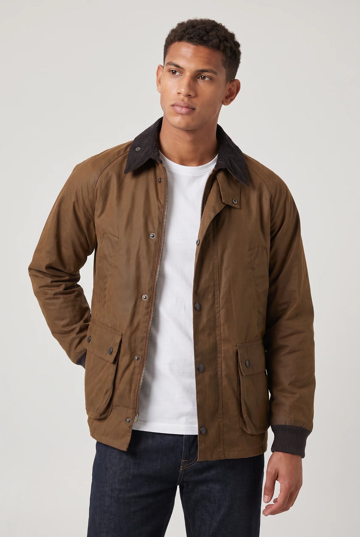 Men's Oil-Waxed Corduroy Jacket | Casual Loose Fit Winter Outerwear 8